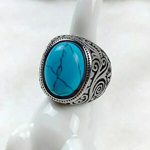 Unisex Southwestern Boho Chunky Ring Size 7